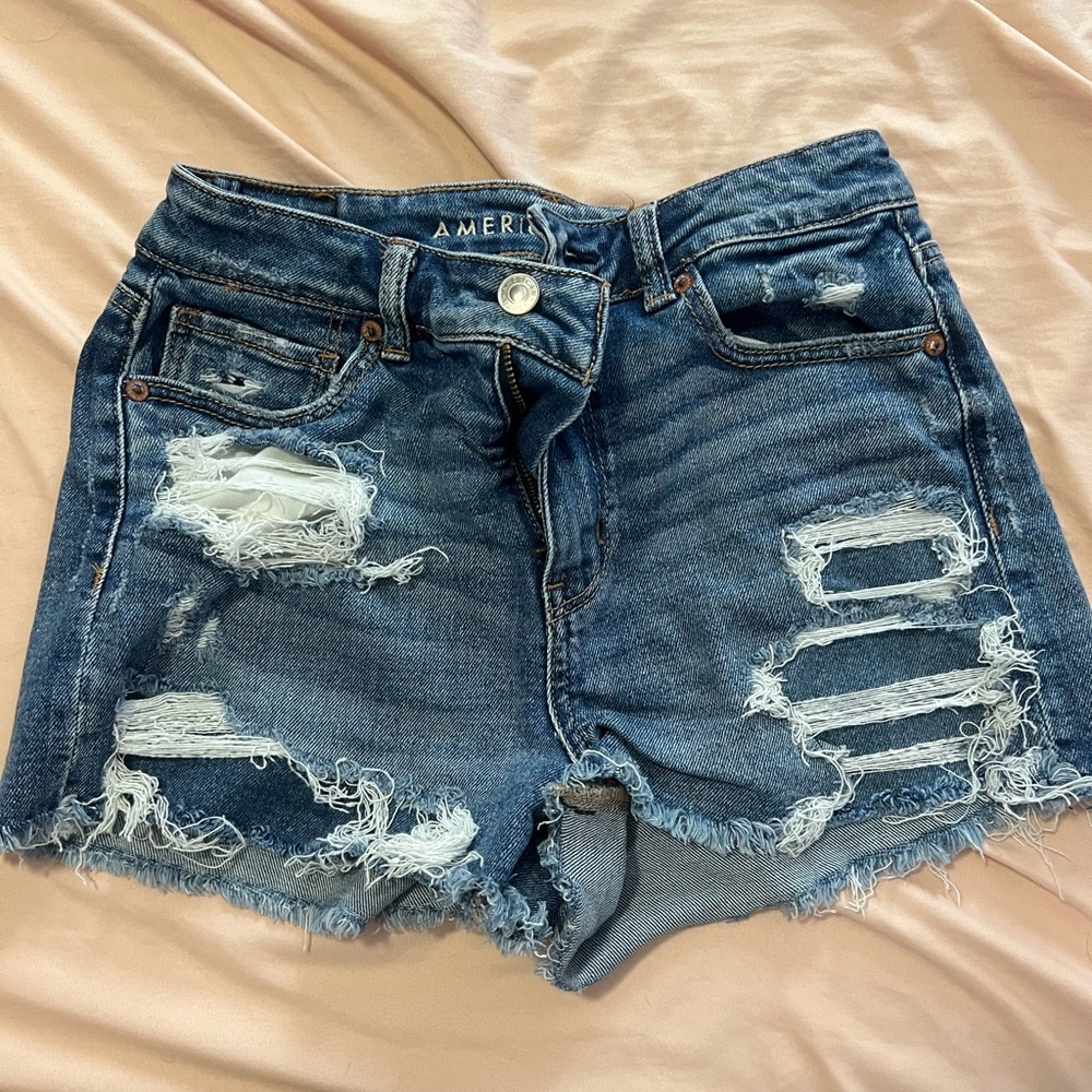 Denim shorts